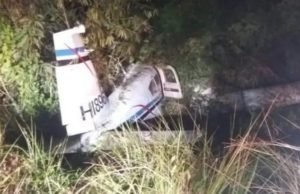Un muerto al estrellarse una avioneta en Pedernales que supuestamente estaba cargada de drogas