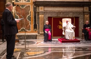 El papa Francisco se reúne con la delegación del Congreso Judío Mundial en el Vaticano
