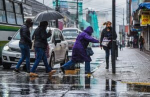 Temperaturas agradables y lluvias débiles tras paso de sistema frontal