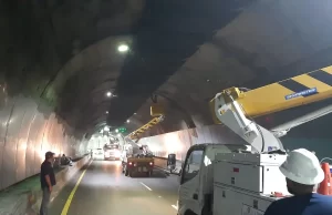 MOPC informa que este jueves cerrará túnel de la Ortega y Gasset para evaluar fisura