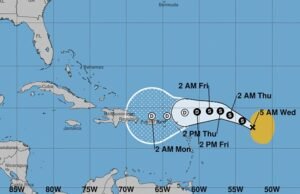 Trayectoria de tormenta tropical Philippe apunta hacia RD y PR