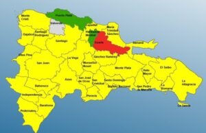 Se mantienen 31 provincias bajo alerta por lluvias en RD