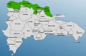 COE disminuye a cuatro las provincias en alerta por lluvia