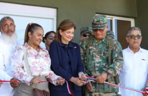 Inauguran destacamento militar y supervisan reconstrucción en Yuna