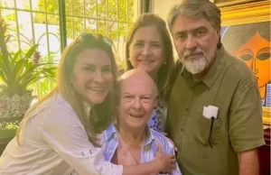 Caída le provoca fractura a Hipólito Mejía, está fuera de peligro