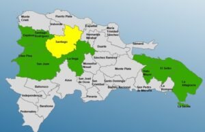 COE aumenta a 9 las provincias en alerta por lluvias