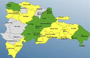 Aumentan a 15 las provincias en alerta amarilla por vaguada