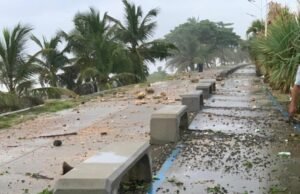 Huracán Beryl causa daños mínimos durante su paso cerca de RD