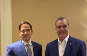 Abinader recibirá hoy a Marco Rubio en el Palacio Nacional