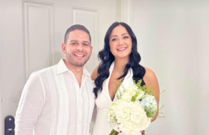 Larimar Fiallo presenta a su esposo, un mes después de comprometerse: “No estamos embarazados”