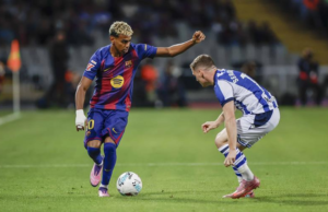 El Barça remonta ante la Real Sociedad y se pone líder en el regreso de Yamal